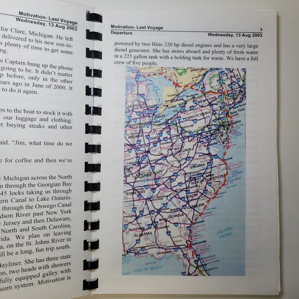Motivation Last Voyage‎ by Captain James F. Schmidt Maritime Travel Book 2003